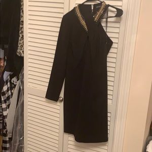 Karen millen one sleeve dress